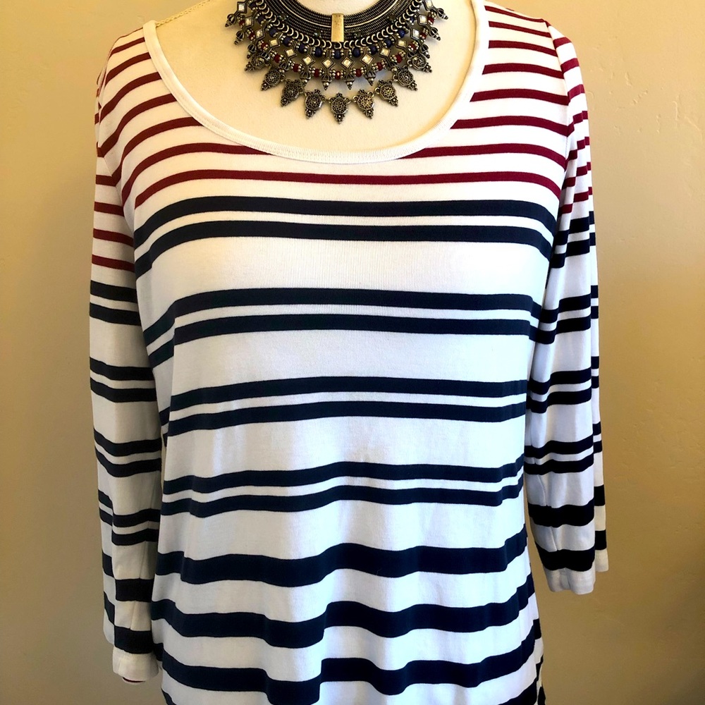 Tommy Bahama Red/White/Blue Top
